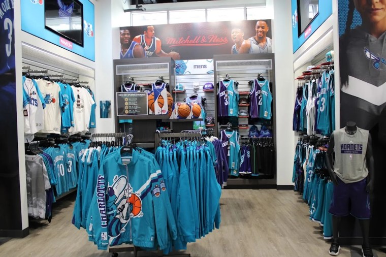 Hornets Fan Shop interior