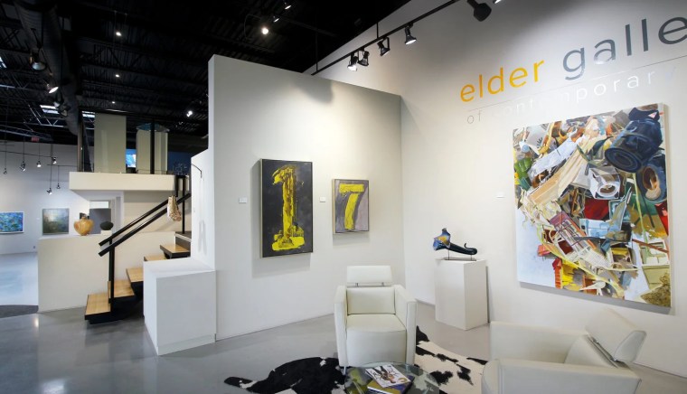 Elder Gallery of Contemporary Art in Charlotte's South End neighborhood
