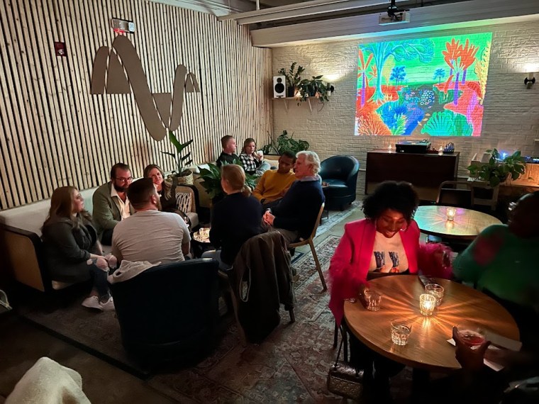 Laid back vibe at Lorem Ipsum Listening Bar in Charlotte