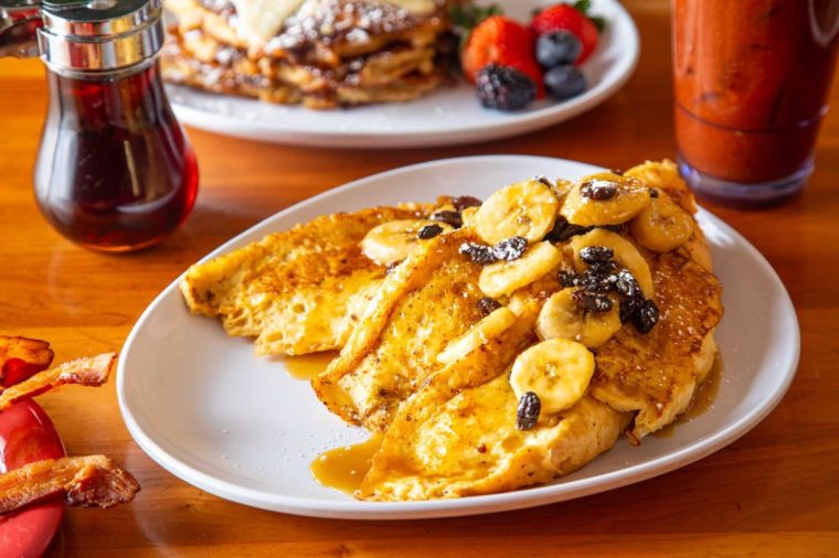A breakfast meal at Ruby Sunshine in Ballantyne, Charlotte, North Carolina