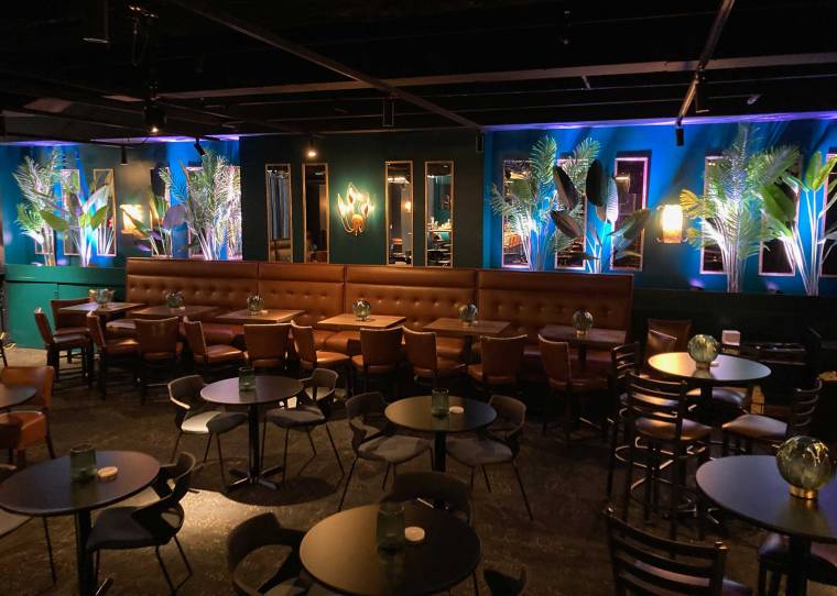Interior of Middle C Jazz in Charlotte, North Carolina