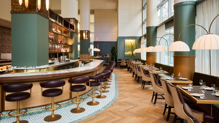 The bar at Dogwood Southern Table in Charlotte, NC