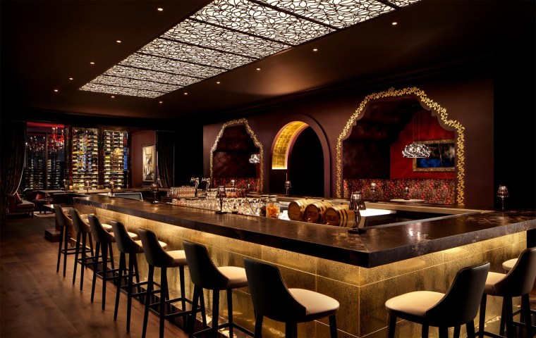 Interior of Buho Bar at the Grand Bohemian Hotel in Charlotte, NC