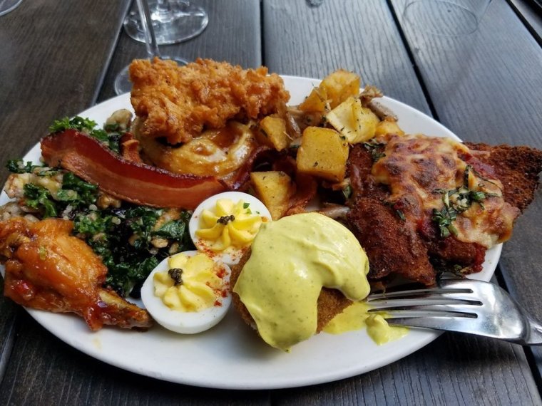 Meal from Prime Fish restaurant
