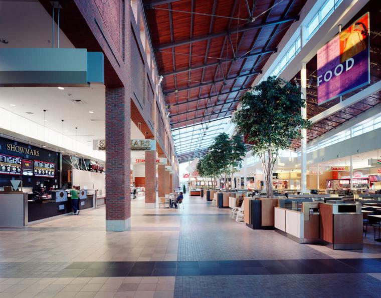 Interior of Northlake Mall near food court in Charlotte, NC