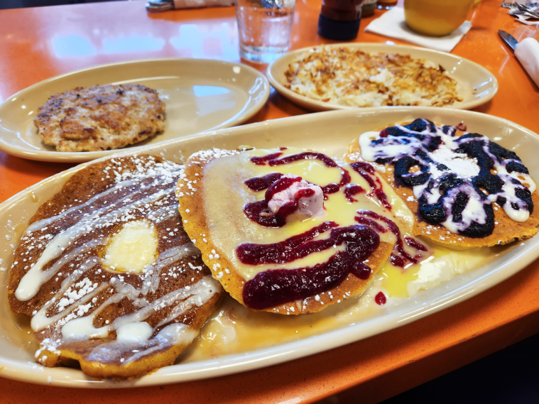 Pancakes at Snooze AM Eatery